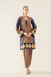 2-Pc Embroidered Lawn Shirt with Straight Trouser SCPM3-0046